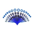 thumbnail image 1 of relayinert 54pcs Premium Gift Ear Gauges Expander Set For Fashionable Ear Stretches Popular Blue, 1 of 6
