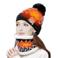 thumbnail image 4 of QTBIUQ Ensemble de Tuque et Foulard Chauffantes USB, Protection de Cou à Recharge Intelligente USB, Hiver, Femmes, Plus, Chaleur Froide, Ensemble Tuque et Foulard Chauffantes, 4 of 5