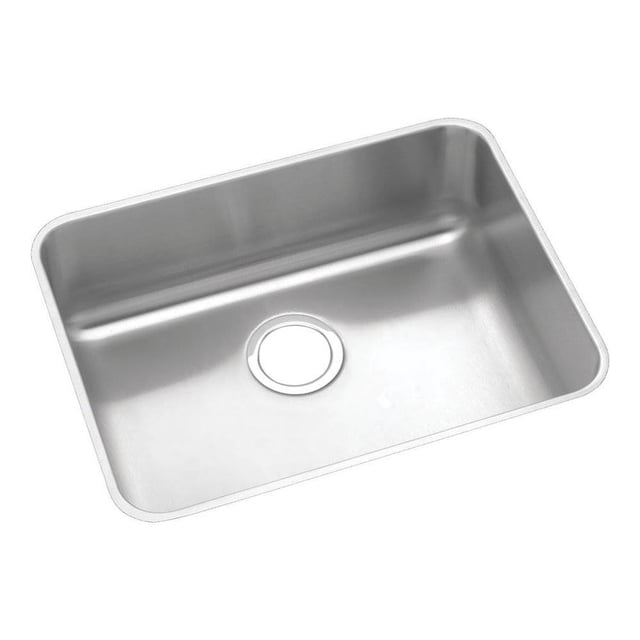 Elkay Lustre en Acier Inoxydable Classique Simple Bol Encastré Évier de Cuisine ADA