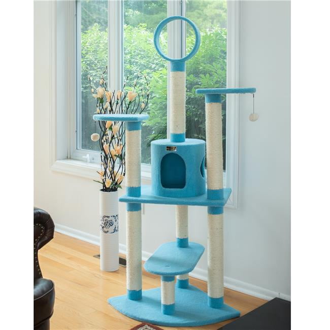 Armarkat Classic Arbre à Chat 38 x 24 x 66 - Bleu Ciel