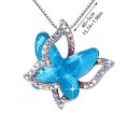 thumbnail image 2 of Jusqu'à 65 % de Rabais sur les Colliers SMihono pour Femmes Collier Papillon en Cristal Multicolore Pendentif de Mode, 2 of 2