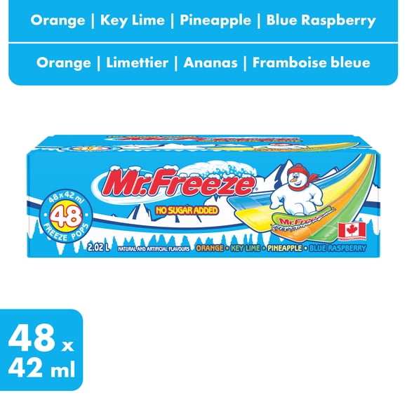 Mr Freeze no sugar added