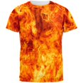 thumbnail image 1 of Flames All Over Adult T-Shirt, 1 of 2