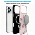 thumbnail image 3 of SKLYDDI Cute Pink Bows Case for iPhone 14 Plus, Slim, Compatible with MagSafe, 3 of 7
