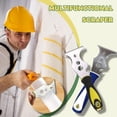 thumbnail image 3 of 15 In 1 Multi Use Putty Steel Paint Scraper Removal Construction Tool Opener Too For Wallpaper Z3O6 Can, 3 of 8
