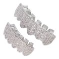 thumbnail image 1 of Khall Réutilisables en Plaqué Or Hip Hop Dents Ensemble Décoration pour Halloween Fête, 1 of 8