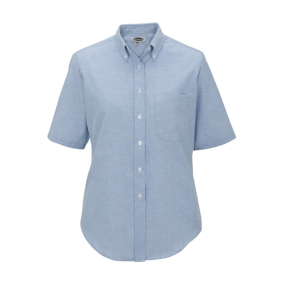 EDWARDS LADIES' SHORT SLEEVE OXFORD SHIRT
