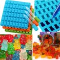 thumbnail image 3 of LSLJS 53 Cavity Silicone Bear Chocolate Candy Maker Ice Tray Jelly Moulds, 3 of 7