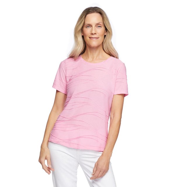 Iyla Women's Short Sleeve Ripple Tee