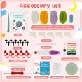 thumbnail image 4 of Crochet Kit for Beginners Crochet Knitting Kit DIY Crochet Craft Kit Adorable Doll Chick Frog Octopus Starter Pack, 4 of 12