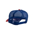 thumbnail image 2 of Men's Adventure Hat Outdoor Trucker Cap, White/Red/Royal, 2 of 2