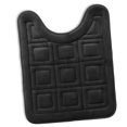 thumbnail image 1 of Clara Clark Bathroom Rugs, Velvet Memory Foam Bath Mat, Ultra Soft Non Slip and Absorbent - Waffled - Contour - Black, 1 of 6
