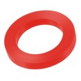 thumbnail image 1 of Unique Bargains Rondelle Plate en Caoutchouc de Silicone DN32 1-1/4 Pieds Raccord Rapide Rouge, 1 of 5