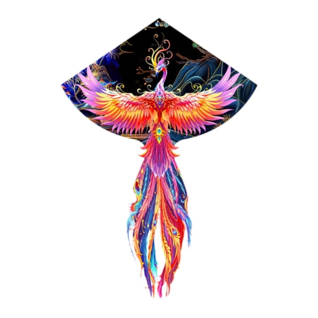 Lipstore Huge Kite Classic Pattern Colorful Large Giant Kites for Props Backyard Trip 160x230cm