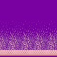 thumbnail image 1 of Soimoi Moss Georgette Fabric Damask & Leaves Panel Decor Fabric Printed Yard 42 Inch Wide, 1 of 1