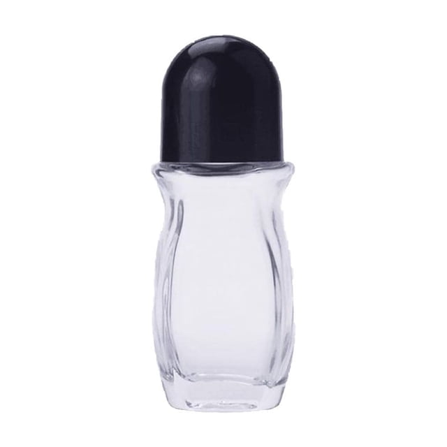 Large Roller Transparent Glass Bottle For Liquor Massage And Important Oil Applications