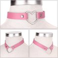 thumbnail image 3 of Femmes Filles Coeur Alliage Choker Creux Coeur Punk Choker Punk Collier Bijoux Parti Club Femme Cou Col, 3 of 8