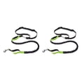 thumbnail image 3 of VONKY Dog Leash With Adjustable Waist Belt Reflective Strip Comfortable Wear Multifunctional Hands-Free green 2Set, 3 of 6