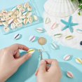 thumbnail image 3 of Shell Pendants Charm Sea Shell Dangle Pendant with Pearl Beach Seashells Cowrie Shell Charms for Jewelry Making, 3 of 6