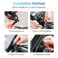 thumbnail image 3 of XZNGL Phone Holder Motorcycle Phone Mount Phone Holder 360°Rotation Bicycle Motorcycle Handlebar Mount for Iphonexs/Max, 3 of 9