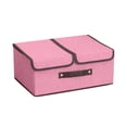 thumbnail image 1 of Cube de Rangement Décoratif Pliable en Lin avec Couvercle et Poignées pour l'Organisation de la Maison et le Rangement des Vêtements, 1 of 3