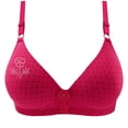thumbnail image 2 of UPPADA Deal of the Day Clearance Prime Today Full Coverage Plus Size Bra Convenient Front Button Bras Cool Liftup Bra Super Gather Wireless Push-Up Bra Lifting Bras Breathable Underwear Bra, 2 of 3