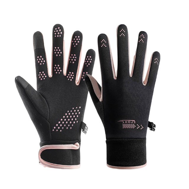 VONKY Gants Imperméables avec Sangle de Poignet Réglable pour Femmes, Adaptés à Toute Activité, Antidérapants, pour l'Hiver