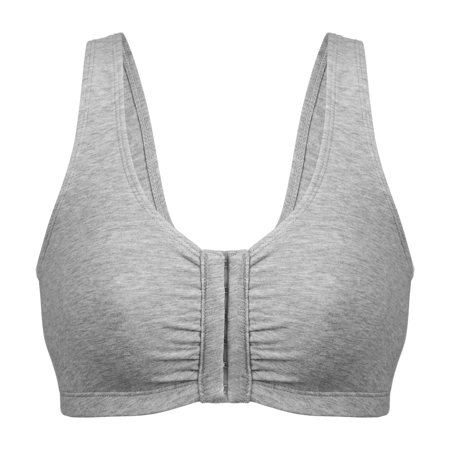 Bestform 9706014 Soutien-gorge de sport en coton mélangé à fermeture frontale