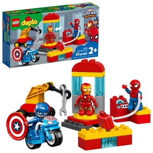 LEGO DUPLO Super Laboratoire Heroes 10921 Jouet de construction Marvel Avengers pour les jeunes enfants (30 Pièces)