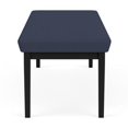thumbnail image 5 of Lenox Steel Reception Waiting Room Healthcare 3-Seat Bench / Black Steel / Blue, 5 of 5