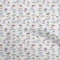thumbnail image 1 of oneOone Polyester Spandex Light Blue Fabric Travel Dress Material Fabric Print Fabric By The Yard 56 Inch Wide, 1 of 4