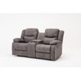 thumbnail image 2 of Topline Home Furnishings Ensemble de salon gris 3 pièces, 2 of 4
