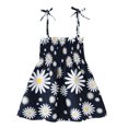 thumbnail image 1 of Robe d'Été pour Filles Été Bébé Filles Robe Sans Manches à Bretelles Imprimé Graphique Vêtements pour Enfants, 1 of 9