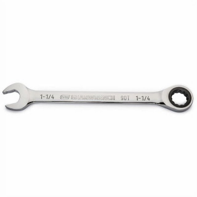 Combination Ratcheting Wrench, 90-Tooth, 12-Point, 1-1/4 In. - 86956
