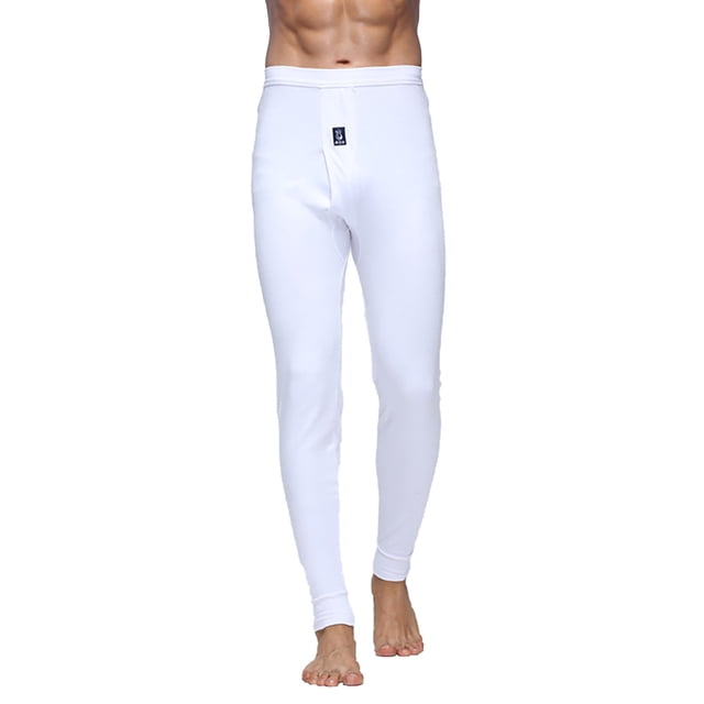 Men's Solid Color Leggings Elastic Comfort Long Sports Leggings