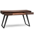 thumbnail image 3 of Allora Solid Acacia Wood Desk in Distressed Charcoal Brown, 3 of 5