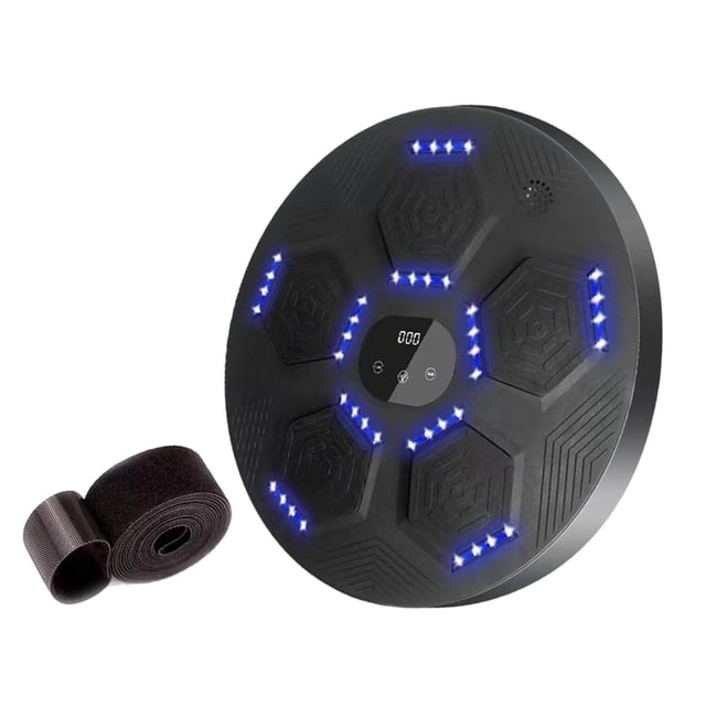 Boxing Machine Music Boxing Machine Wall Target for Exercise Karate Practice Black without Gloves