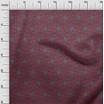 thumbnail image 2 of oneOone Organic Cotton Voile Fabric Swirl Block Print Fabric BTY 42 Inch Wide, 2 of 4