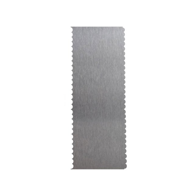 Cream Scraper Stainless Props Accessories Fondant Polygon Serrated Plastering Tool Spatula Multi-duty Serrated Plastering Tool Kitchen Dessert Shop Using Type8
