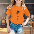 thumbnail image 2 of Haut Fille Chemise Banane Filles Mode Enfants Décontracté Imprimé Col Rond Ample Manches Courtes T-Shirt Haut, 2 of 4