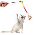 thumbnail image 1 of Cat Teaser Wand Plush Artificial Feather Bell Cat Wand Toy Cat Interactive Toy, 1 of 6