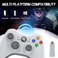 thumbnail image 2 of Wireless Controller for Xbox 360, 2.4GHZ Game Controller for 360 with Dual Vibration, 2 of 7
