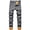 Grey, variant on UKAP Men Jeans Mid Waist Denim Pants Thicken Plush Trousers Stretch Winter Bottoms Dark Blue 42