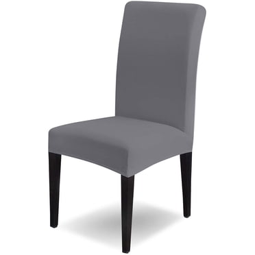 4 Pieces Dining Chair Covers Stretch Chair Covers Decor Removable Washable Elastic Seat Parsons Chair Covers, Dining Room Chair Slipcovers for Hotel, Ceremony