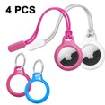 thumbnail image 1 of 4 Packs AirTag Case Key Ring, Keychain Holder for AirTags Items Keys Backpacks, Air Tag Accessories, 1 of 9