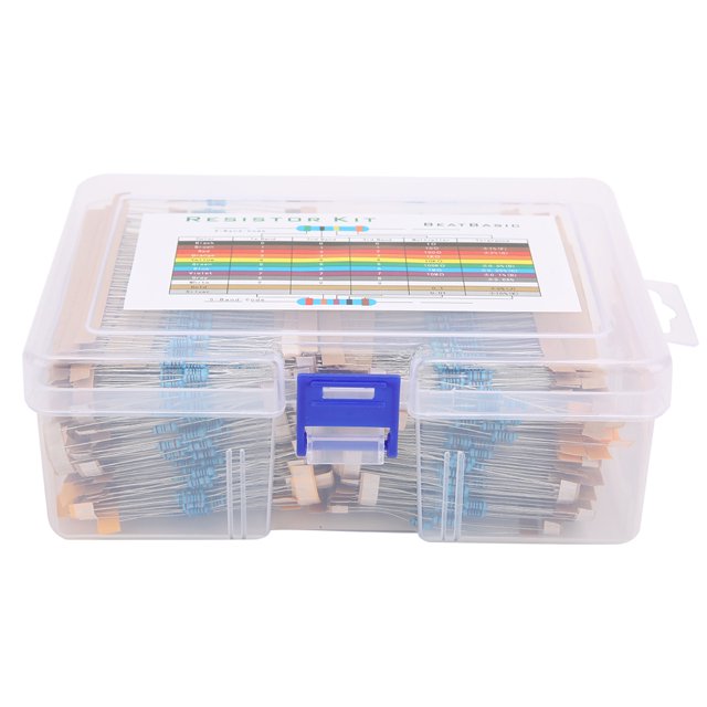 Ensemble de Résistance de Film Métallique, Composants Électroniques de Résistance de Film Métallique de Film Métallique de 2600pcs 1/4w Essayés et Approuvés