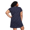 thumbnail image 3 of George Women's Plus V-Neck Nightshirt, 3 of 6