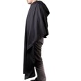 thumbnail image 2 of Black Barber Hair Beauty Salon Cape Hairdressing Gown (Lining Random Color), 2 of 8