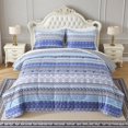 thumbnail image 1 of Floral Printed Queen Comforter Set with Sheets Lightweight Piece Bed in A Bag Comforter Set Vintage Yellow and Grey Flower Pattern Farmhouse Bedding Set, 1 of 7