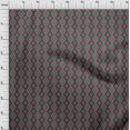 thumbnail image 3 of oneOone Viscose Jersey Fabric Diamond & Swirl Ikat Print Sewing Fabric BTY 60 Inch Wide, 3 of 5